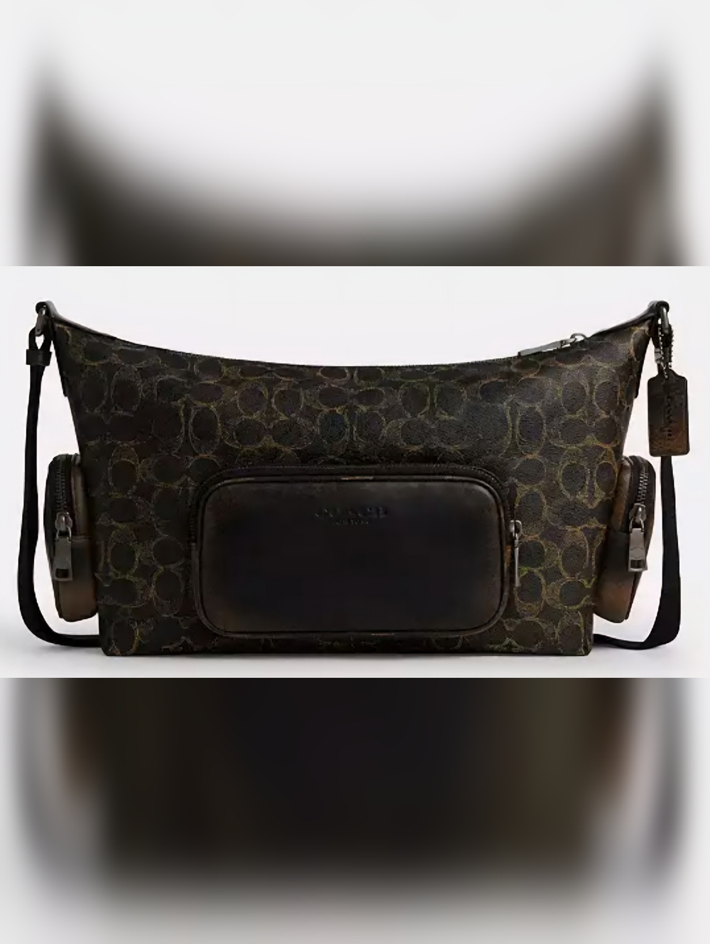 COACH Finn Crossbody In Loved Signature Canvas & Calf Leather